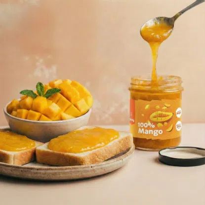 100% Mango bez přidaného cukru s extra kousky ovoce 6 x 200 g