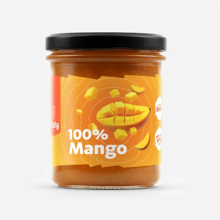 100% Mango bez přidaného cukru s extra kousky ovoce