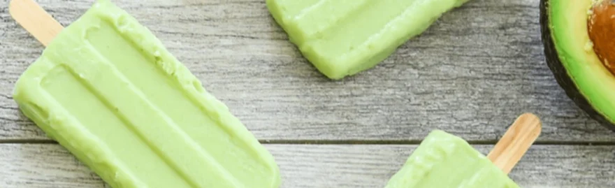 Avokádový nanuk s Matcha čajem