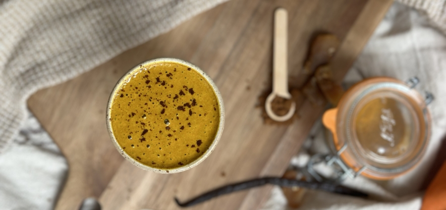 Kurkuma latte recept Grizly