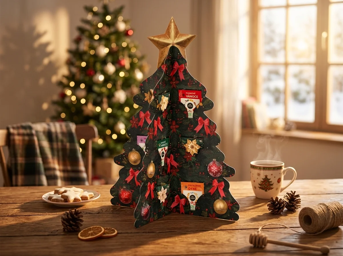 Adventní kalendář stromeček