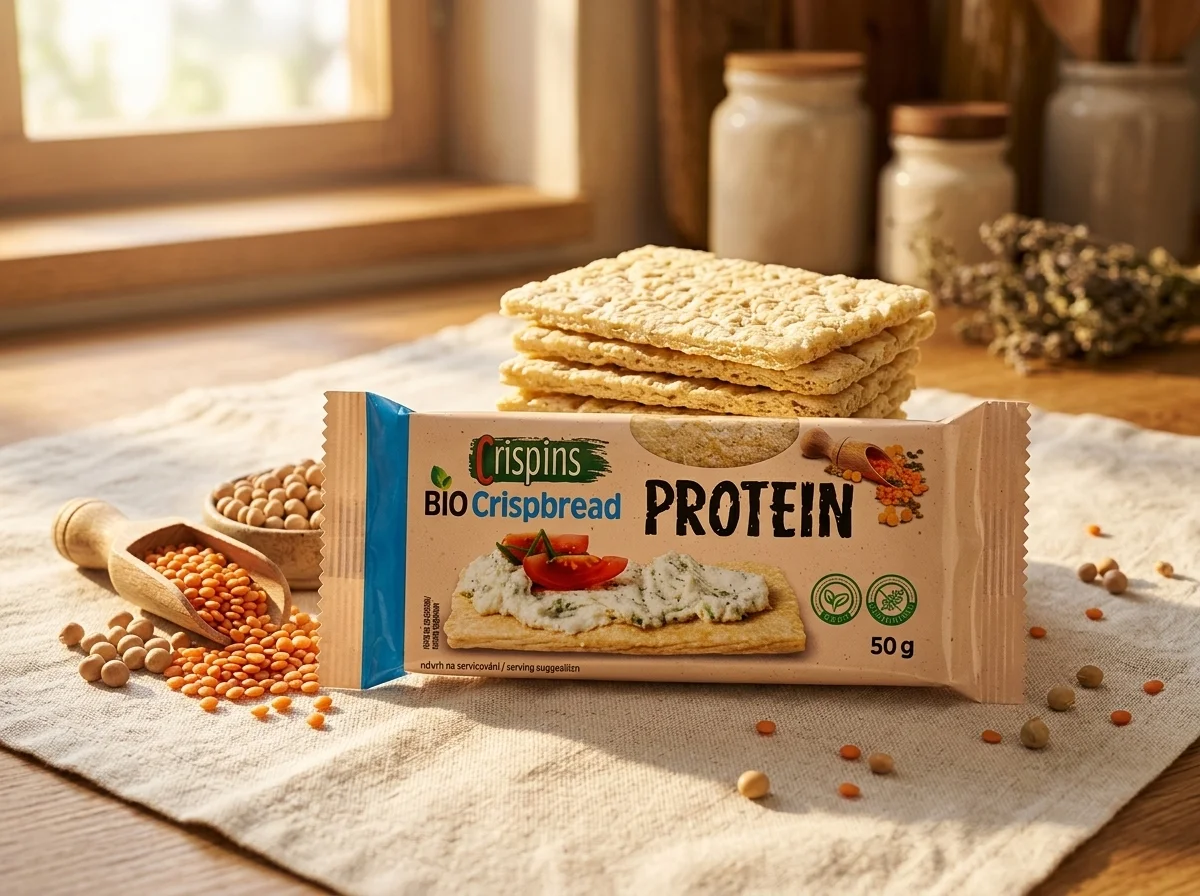 proteinové chlebíčky Crispins