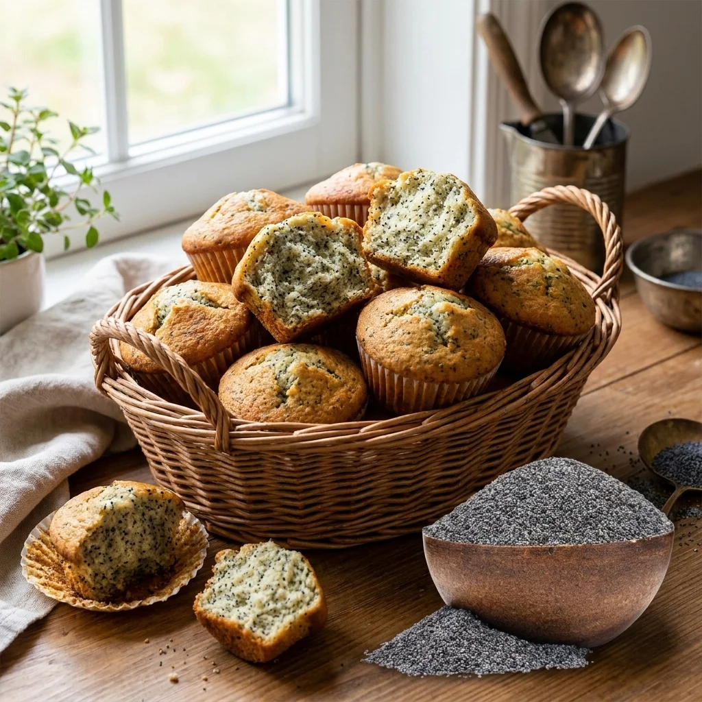 Makový muffin