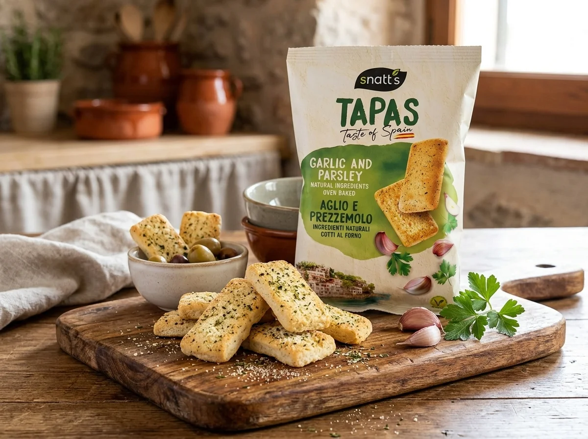 Tapas chlebíčky česnek