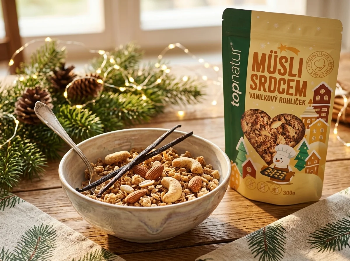 Vánoční müsli s mandlemi