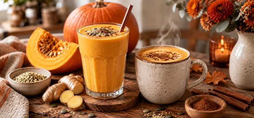 Dýňový nápoj se zázvorem: Recept na smoothie i teplou verzi