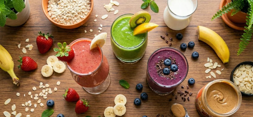 3 nejlepší snídaňová smoothie: Recepty pro energii a zdraví