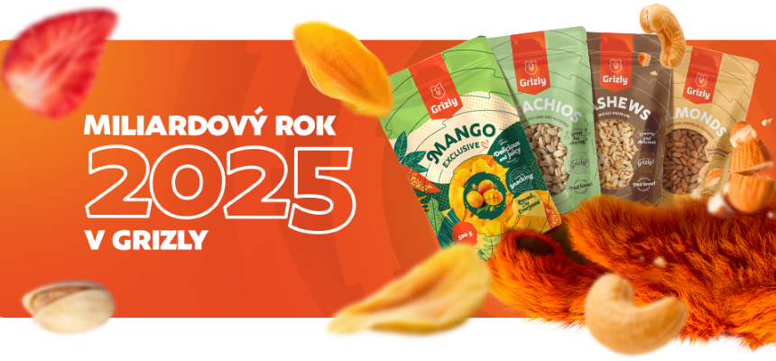 Rok 2025 v Grizly. Díky vám jsme pokořili miliardu