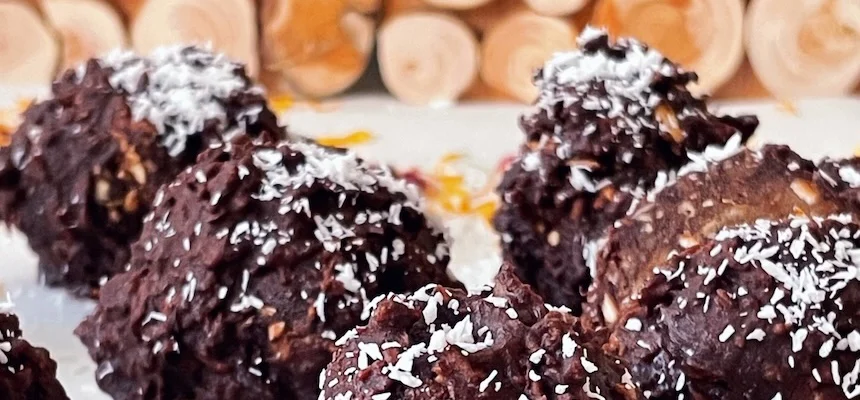 Veganské čokoládové kuličky