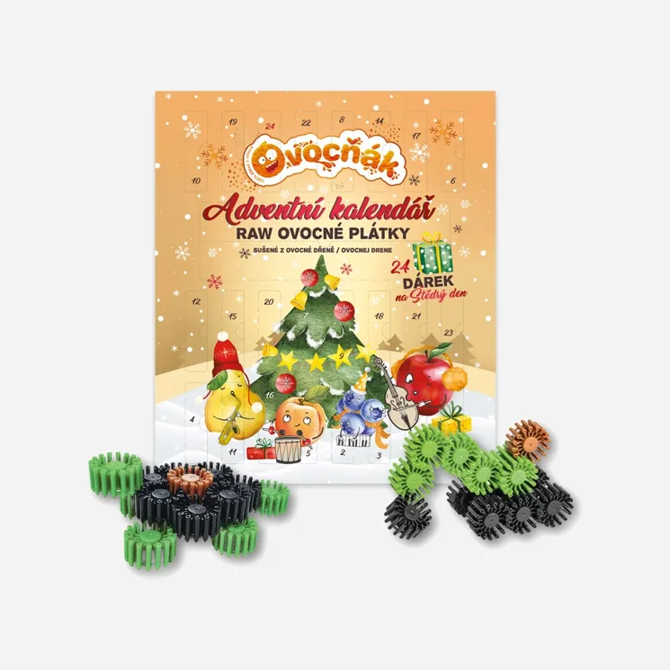 Adventní kalendář ovocné plátky