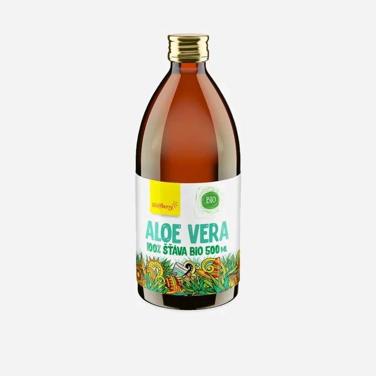 Aloe vera šťáva 100% BIO 12 x 500 ml