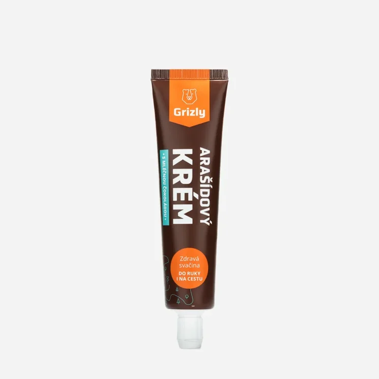 Arašídový krém s mléčnou čokoládou v tubě 5 x 75 g
