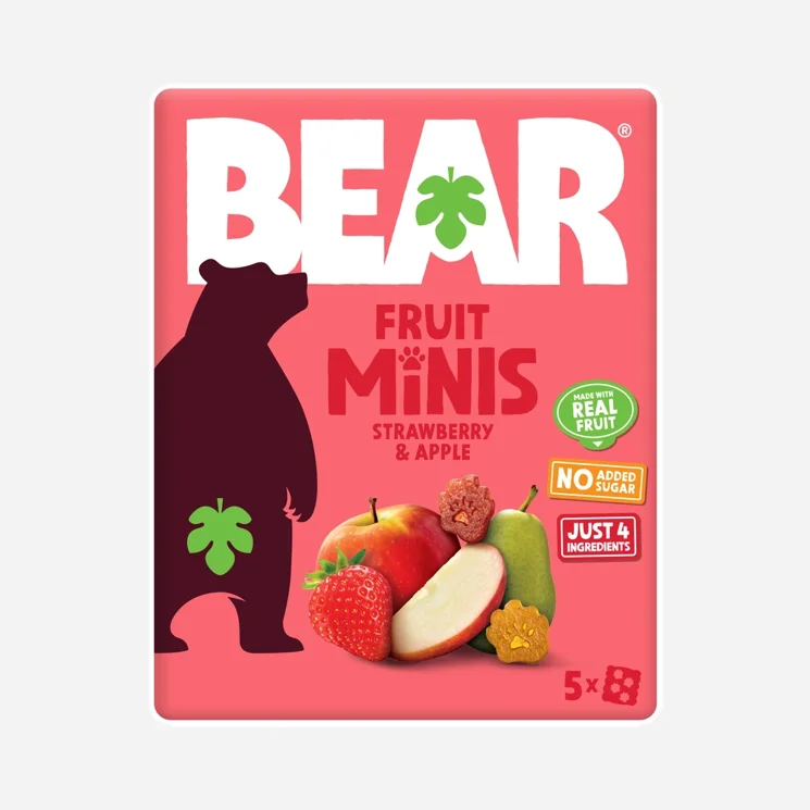 Bear Minis jahoda a jablko