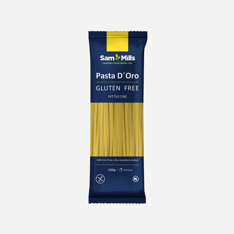 Bezlepkové kukuřičné těstoviny - Fettuccine