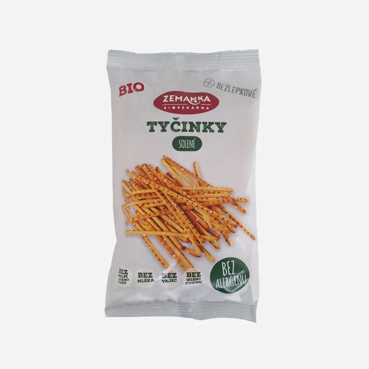 Bezlepkové tyčinky solené BIO