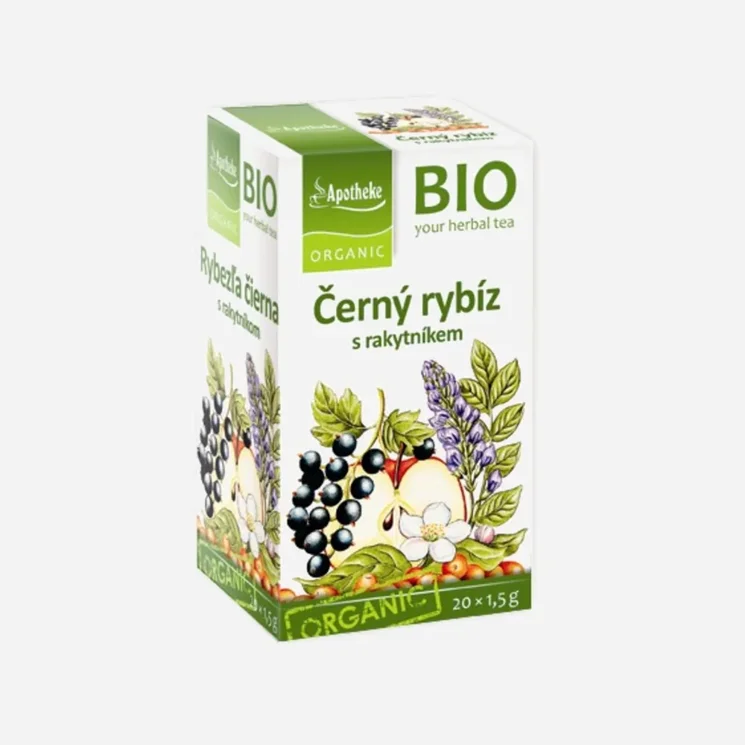 BIO Černý rybíz s rakytníkem