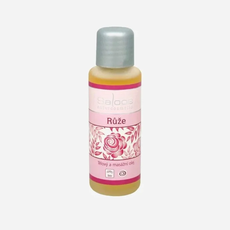 Bio tělový a masážní olej Růže 6 x 50 ml