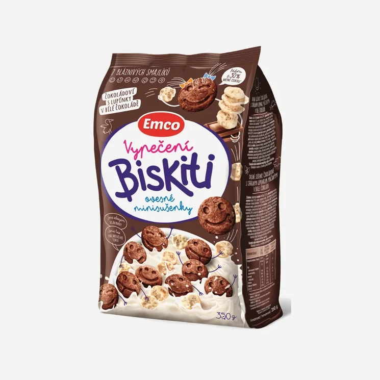 Biskiti čokoládoví s lupínky