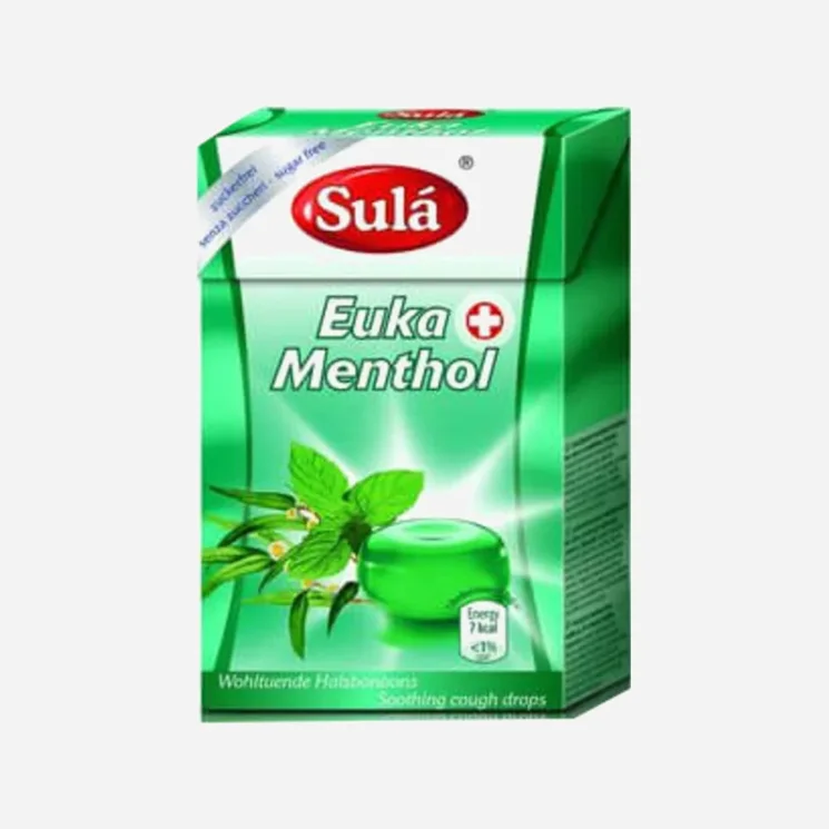 Bonbóny bez cukru euka menthol