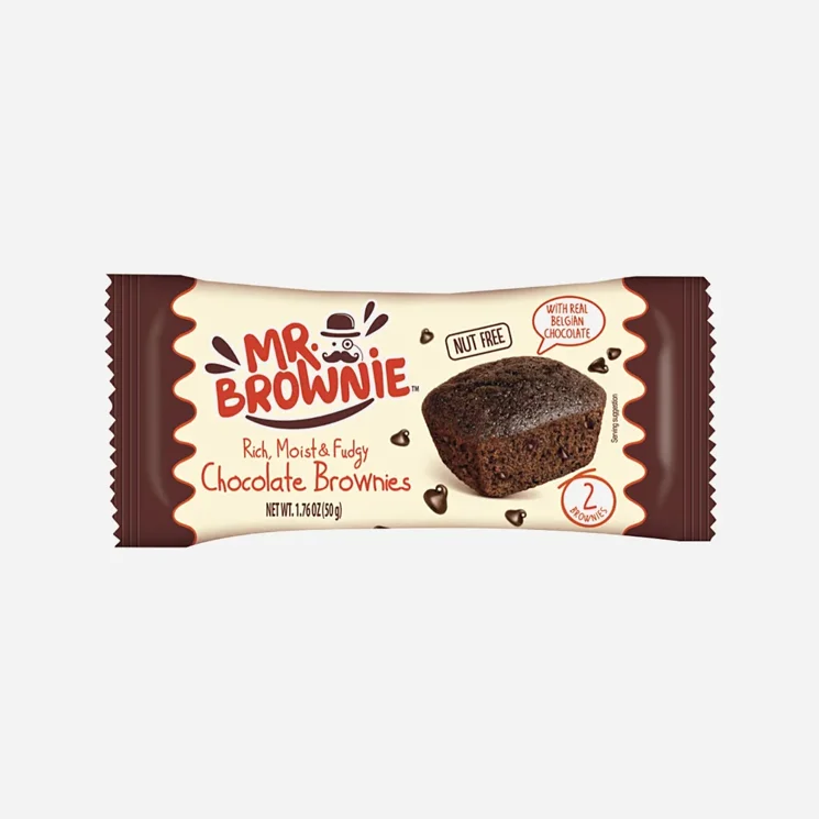 Brownies kakaové s belgickou čokoládou