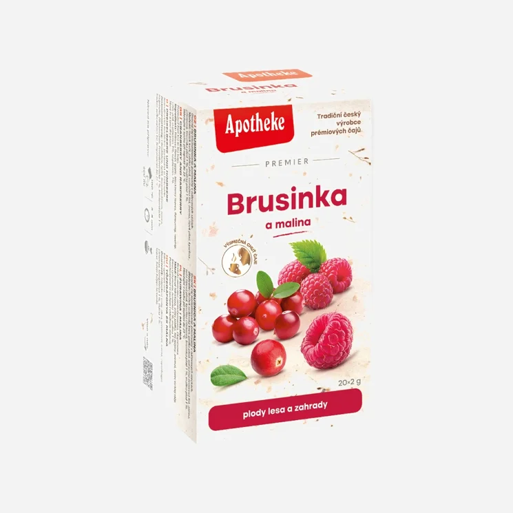 Brusinka a malina