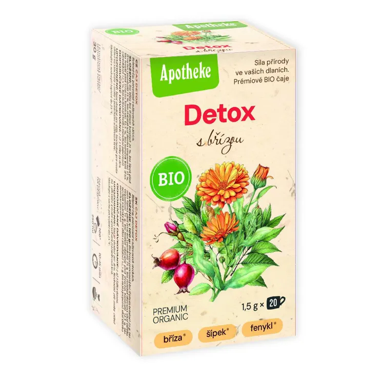 Čaj Detox s břízou BIO 6 x 20 sáčků