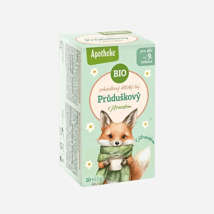 Čaj dětský průduškový s jitrocelem BIO