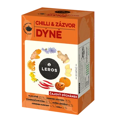 Čajový dýchánek chilli, zázvor a dýně