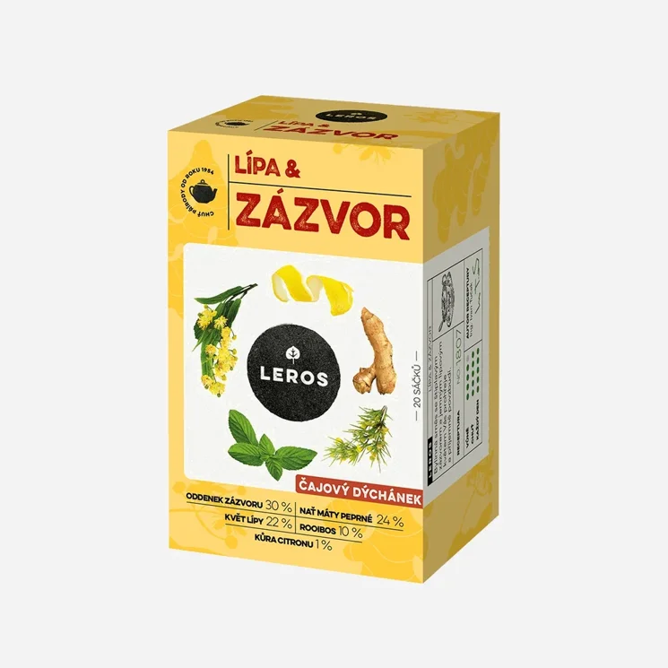 Čajový Dýchánek lípa a zázvor