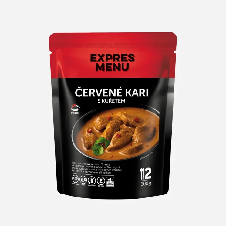 Červené kari s kuřetem 6 x 600 g