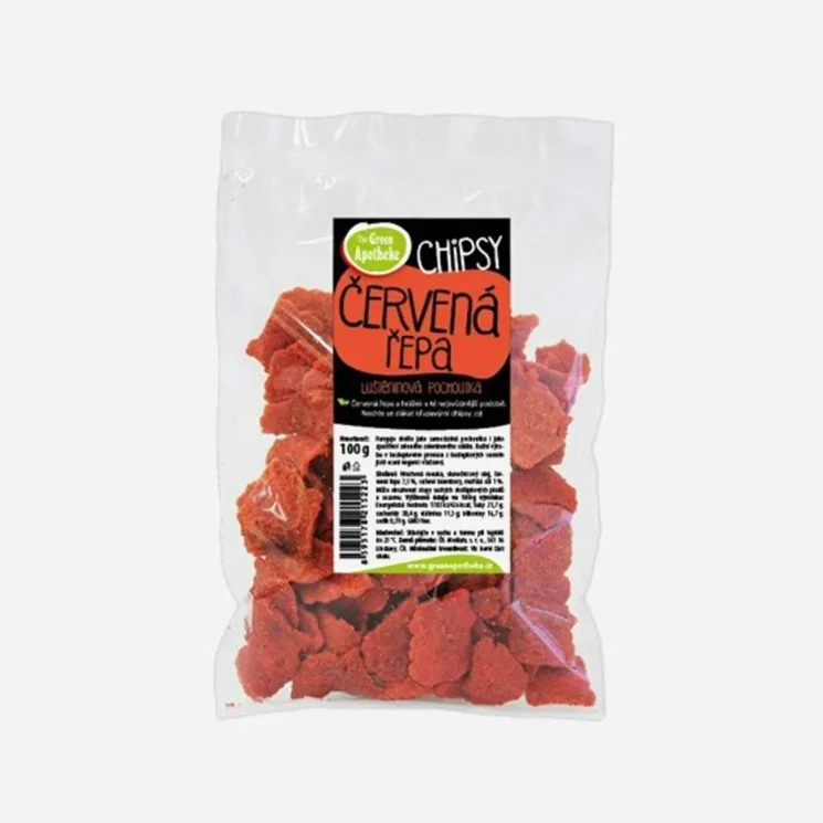 Chipsy s červenou řepou