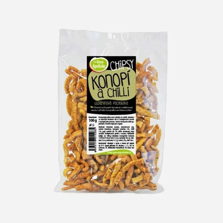 Chipsy s konopným semínkem a chilli 6 x 100 g