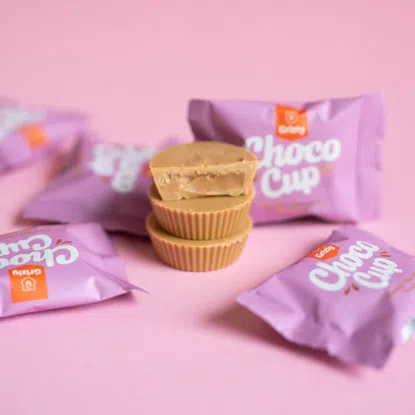 Choco Cups karamelová čokoláda & lískooříškový krém