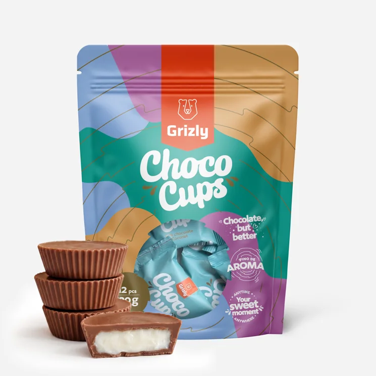 Choco Cups mléčná čokoláda & kokos