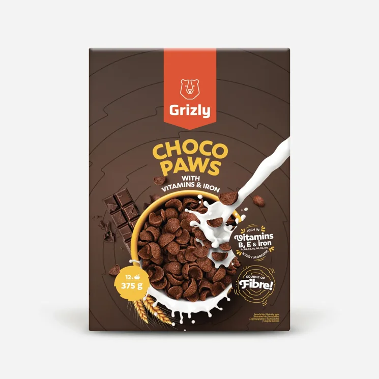 Choco Paws obohacené vitamíny a železem 6 x 375 g