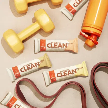 CLEAN Protein bar Caramel 6 x 55 g
