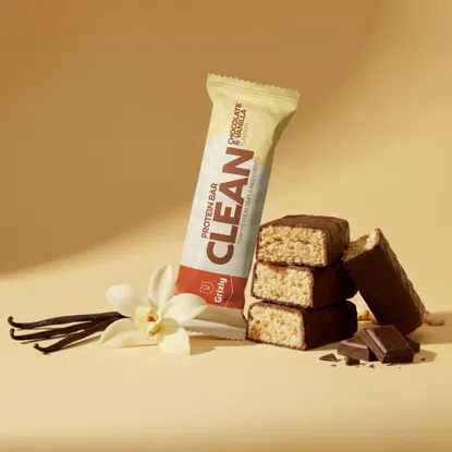 CLEAN Protein bar Chocolate & Vanilla 12 x 55 g