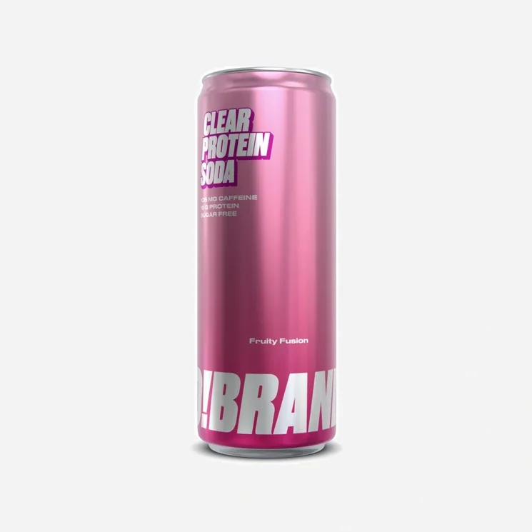 Clear protein soda fruity fusion 12 x 330 ml