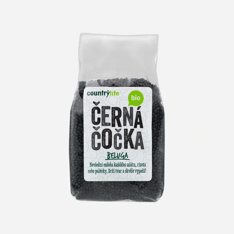 Čočka černá beluga BIO