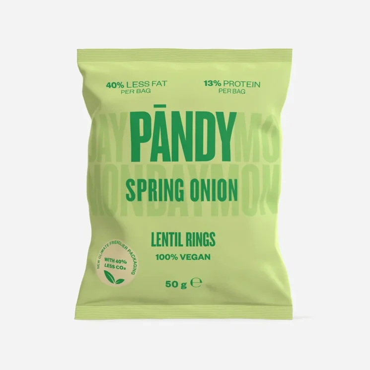 Čočkové chipsy spring onion