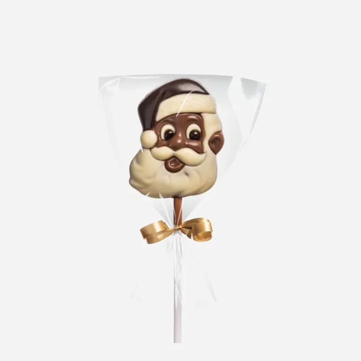 Čokoládové lízátko Santa
