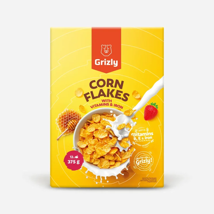 Corn Flakes obohacené vitamíny a železem