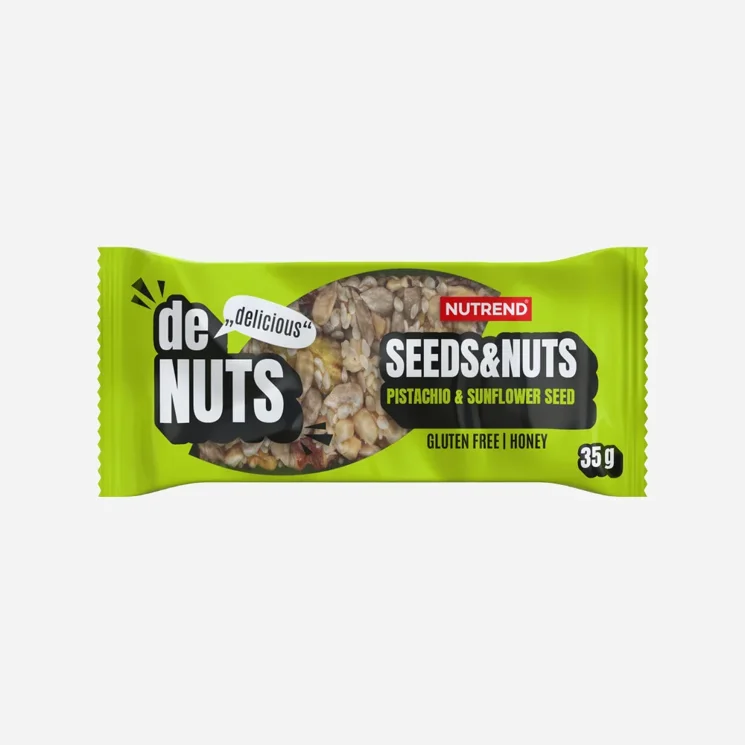 Denuts Seeds and nuts pistácie a slunečnice
