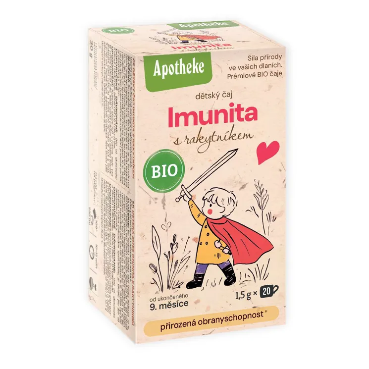 Dětský bylinný čaj s rakytníkem BIO