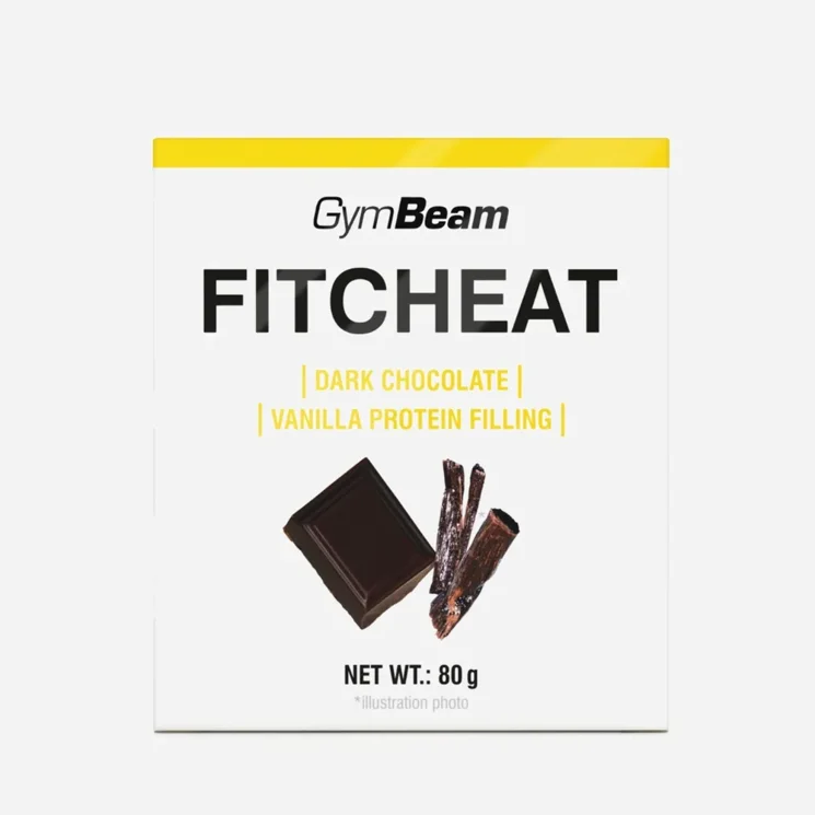 Fitcheat Proteinová čokoláda hořká čokoláda a vanilka