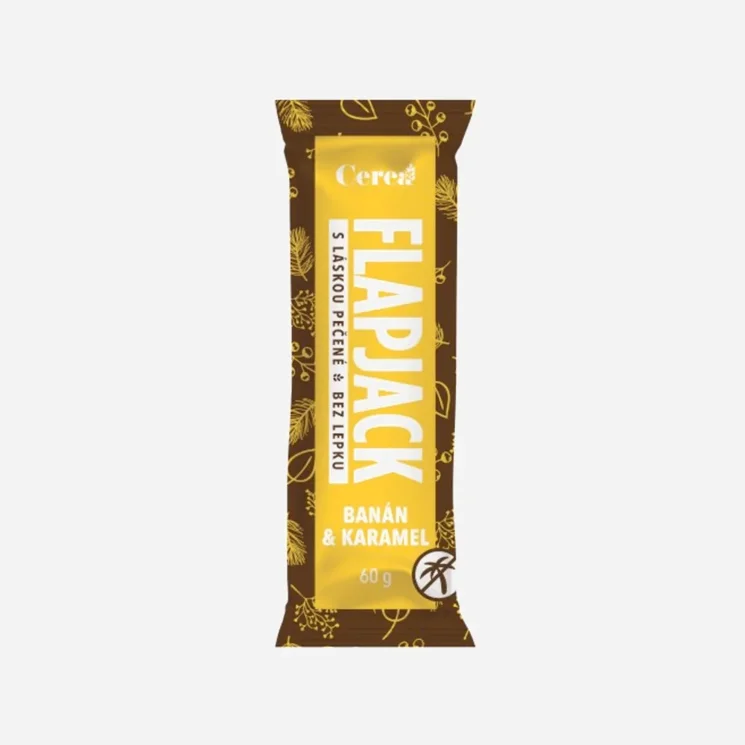 Flapjack banán a karamel