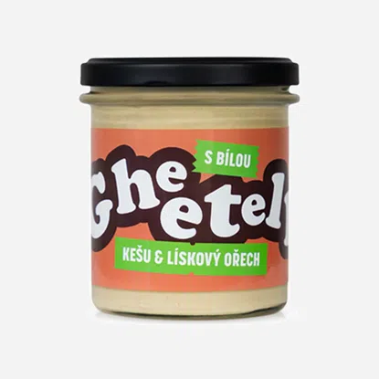 Gheetella® kešu a lískový ořech s bílou čokoládou 6 x 320 g