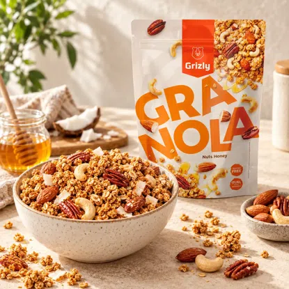 Granola oříšková s medem 6 x 450 g