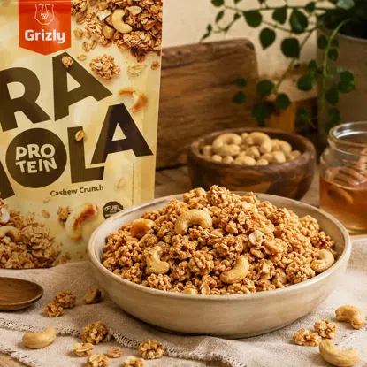 Granola s proteinem a kešu 6 x 450 g