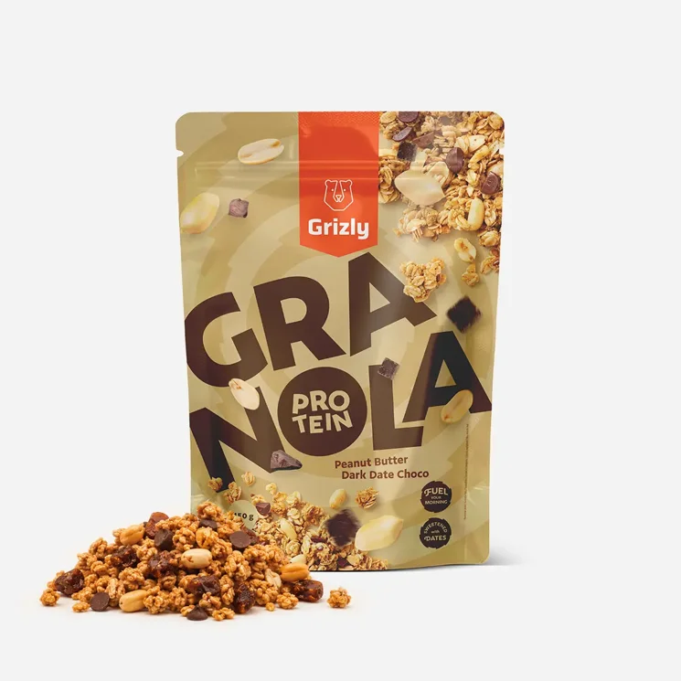 Granola s proteinem arašídové máslo a datlové čoko pecičky 6 x 450 g
